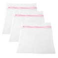 thumbnail image 1 of Bolsa de lavado Unique Bargains para ropa de nailon Interior Lencería Calcetín Blanco 3 Pcs, 1 of 5