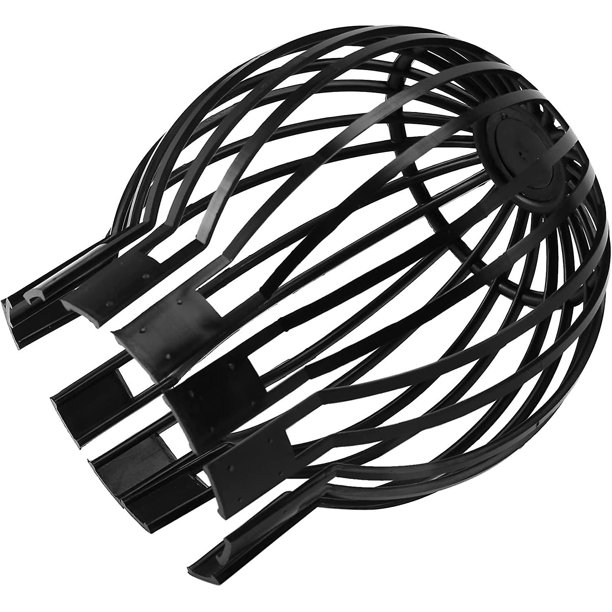 Protector de canalones para bajantes YONGSHENG filtro colador negro 1 unidad