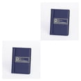 thumbnail image 3 of Naiovety Libro de almacenamiento de monedas portátil 120 rejilla rectangular alta transparencia impermeable a prueba de humedad a prueba de Azul 2piezas, 3 of 6