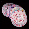 thumbnail image 2 of 4pcs High Quality Shower Caps with Lace Trim Thickened浴帽, 2 of 4