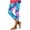 A07-Multicolor, variant on Simua Capri Leggings for Women Summer Beach Printed High Waist Knee Length Slim Fit Yoga Cropped Pants