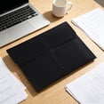 thumbnail image 2 of Padfolio Portfolio Folder,Thickened Leather Folder Binder,Business Briefcase,Portfolio Folio Organizer for Letter Legal,A4 Note Pads,Notebooks for Men & Women,8 Colors Option(10.7x10.43")(Black), 2 of 9