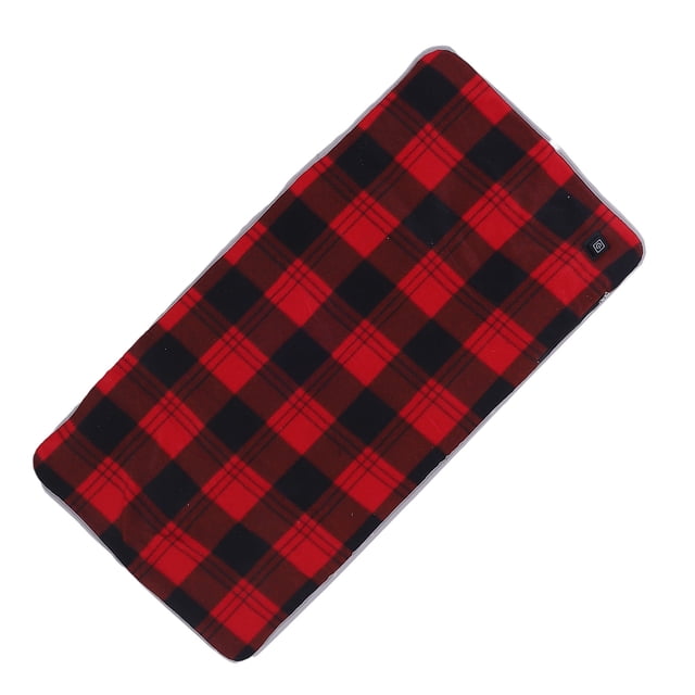 Almohadilla Calefactora De Franela USB 3 Ajustes De Temperatura Rejilla Almohadilla Calefactora Eléctrica Portátil Para Silla De Oficina Coche Hogar Al Aire Libre Rojo
