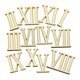thumbnail image 5 of Milisten 1 Electroplateado De Manecillas Y Números Para De Pared Con Elegante Dorado, 5 of 8