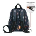 thumbnail image 5 of FORMRS School Backpack with Front Zippered Pocket 12" Student Travel Daypack, Red Fireworks Pattern, 5 of 6