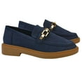 thumbnail image 4 of XY London Womens Dakoa Chain Detail Loafers, 4 of 5