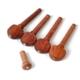 thumbnail image 4 of Set de Rosewood 4/4 Violin Parts Chinrest Clavijas de Afinación Tailpiece Sunnimix Violin Rosewood Parts, 4 of 8