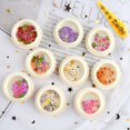 thumbnail image 2 of 50 Pcs/Box Nail Art Charms Flower Rose Ultra Thin Wood Pulp Patch DIY Nail Art, 2 of 8