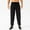 Black, variant on LYMAYTER Men's Athletic Pants Relaxed Fit Quick-Drying Waterproof Zipper Workout Jogging pants