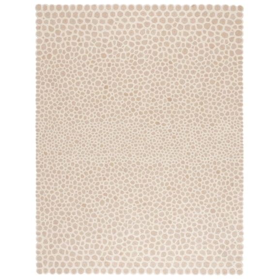 SAFAVIEH Manhattan Ian Geometric Area Rug, Beige/Brown, 9' x 12'