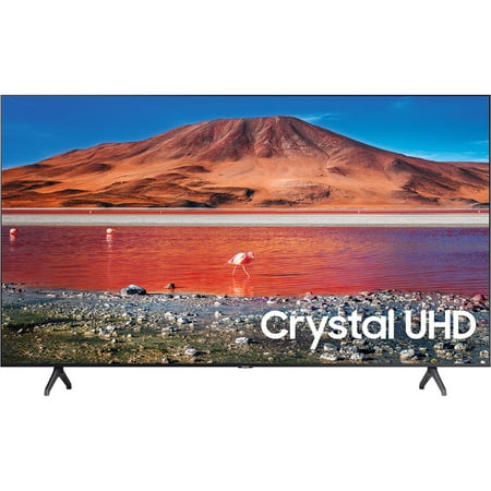 Samsung 60-inch Class Crystal UHD TU7000 Series - 4K UHD HDR Smart TV - Works with Alexa - UN60TU7000FXZA, 2020 Model - (Open Box)
