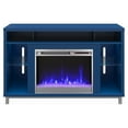 thumbnail image 4 of Ameriwood Home Lumina Fireplace TV Stand for TVs up to 48", Navy, 4 of 13