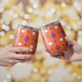 thumbnail image 2 of Halloween Pattern 12oz Stainless Steel Insulated Wine Tumbler with Lid and Straw – Double Wall Vacuum Mug for Hot & Cold Drinks, 304 Steel Interior, Sweat-Free Design. Trick or Treat !, 2 of 5