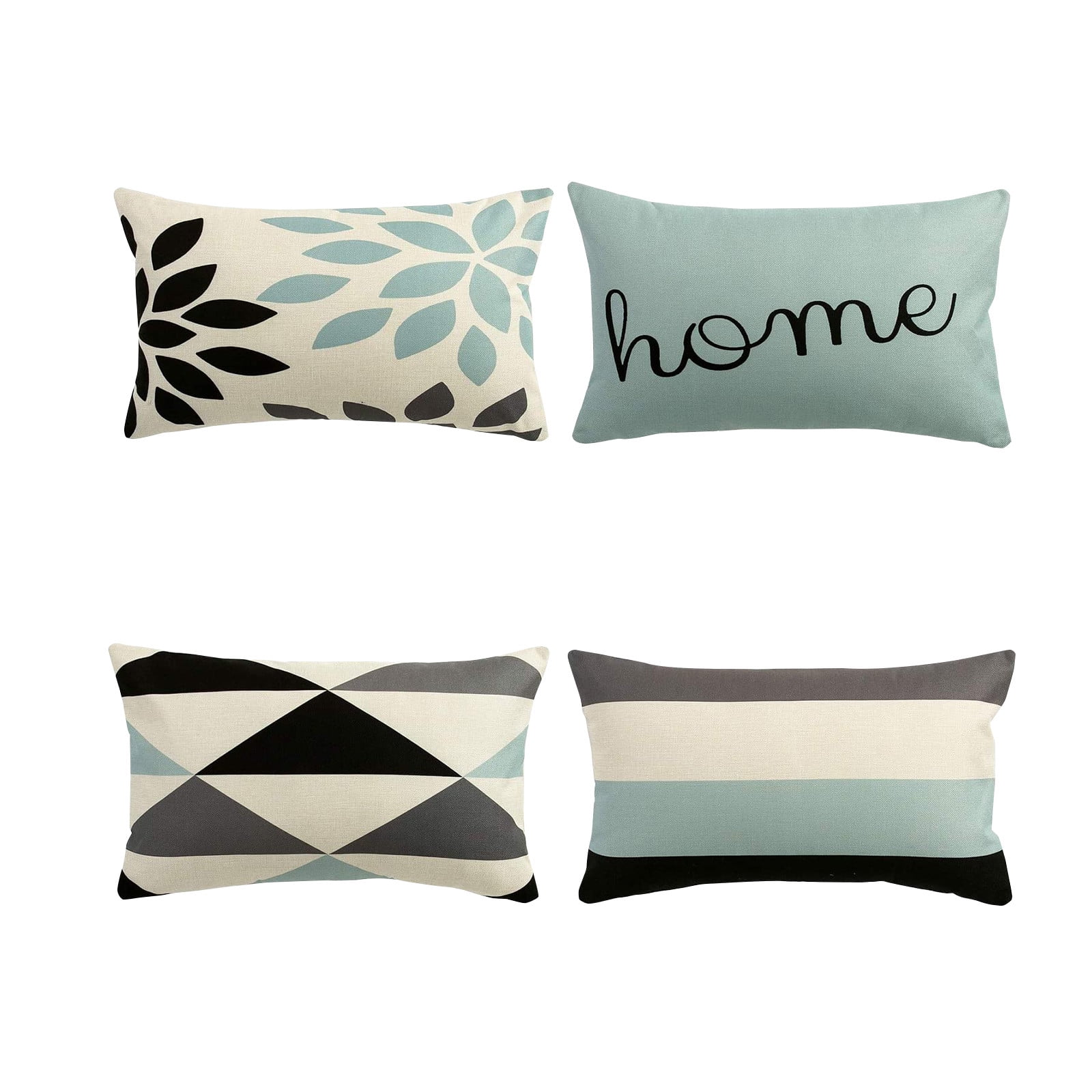 Geometric Rectangle Pillows Case Throw Pillow Cushions Cover Home Decor Square