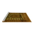 thumbnail image 2 of Ahgly Company Machine Washable Indoor Rectangle Persian Yellow Traditional Area Rugs, 6' x 9', 2 of 4