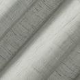 thumbnail image 6 of Archaeo Slub Textured Linen Blend Grommet Top Curtain, 52"x95", Gray, 6 of 8