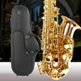 thumbnail image 6 of Kokiya Alto Saxophone Case Oxford Cloth Backpack with External Pocket Beginner Case black, 6 of 9