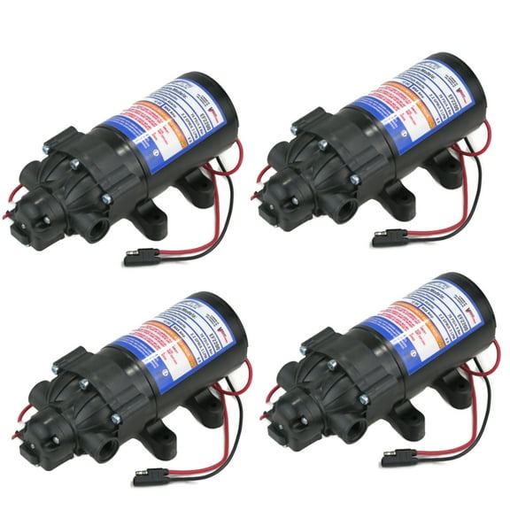 OEM (4 Pack) Everflo 2.2 GPM, 12 Volt, Diaphragm Pump for Delavan 7812-104, 7812104