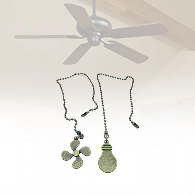 Ventilador de techo de estilo Vintage, conector de cadena de tracción, cadena de extensión de ventilador de Metal decorativa para interruptor de , estilo A