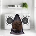 thumbnail image 5 of 2 Pack, 36 x 24 Inches Mesh Laundry Bag Heavy Duty Drawstring Bag, Factories, College, Dorm, Travel and Apartment Dwellers（Black）, 5 of 6