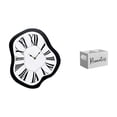 thumbnail image 1 of Reloj de pared acrílico fundido con soporte para control remoto. Organizador creativo único para escritorio, tienda, mesita de noche,, 1 of 8