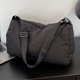 thumbnail image 1 of Bolso bandolera informal unisex, bolso satchel de nailon para viaje, trabajo, compras (negro), 1 of 3