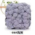 thumbnail image 1 of Xiao Hua Hilo para mantas, 3 ovillos (360 g en total, 120 g cada uno), hilo mezclado de alta calidad, muy adecuado para tejer mantas, duradero y lavable, gris claro., 1 of 5