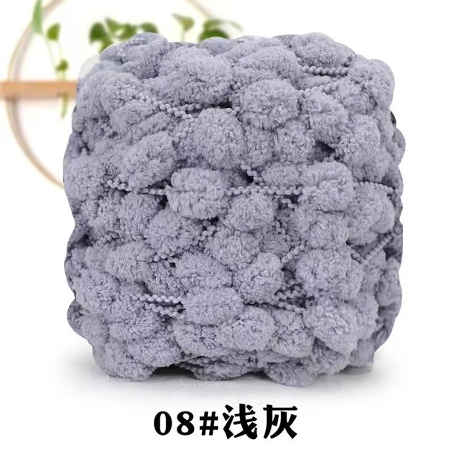Xiao Hua Hilo para mantas, 3 ovillos (360 g en total, 120 g cada uno), hilo mezclado de alta calidad, muy adecuado para tejer mantas, duradero y lavable, gris claro.