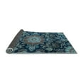 thumbnail image 2 of Ahgly Company Indoor Rectangle Medallion Light Blue Traditional Area Rugs, 5' x 8', 2 of 4
