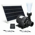 thumbnail image 3 of ckepdyeh 50W Solar Water Pump 800L/H DC12V Solar Water Fountain Pump Low Noise for Garden Family Water Fountain Irrigation Pump Plastic, 3 of 10