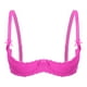thumbnail image 5 of Sujetador push up de encaje con aros y copa 1/2 para mujer, lencería, sujetador abierto en el pecho, sujetador con tirantes ajustables y relleno de esponja, ropa interior, 5 of 5