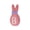Pink, variant on Green Resin Easter Egg Ornament With Imitation Weave Pattern 16.5Cm Bunny Ear Shaped Letter Decoration For Home Table Mantel Shelf Spring Holiday Decor Green Tone