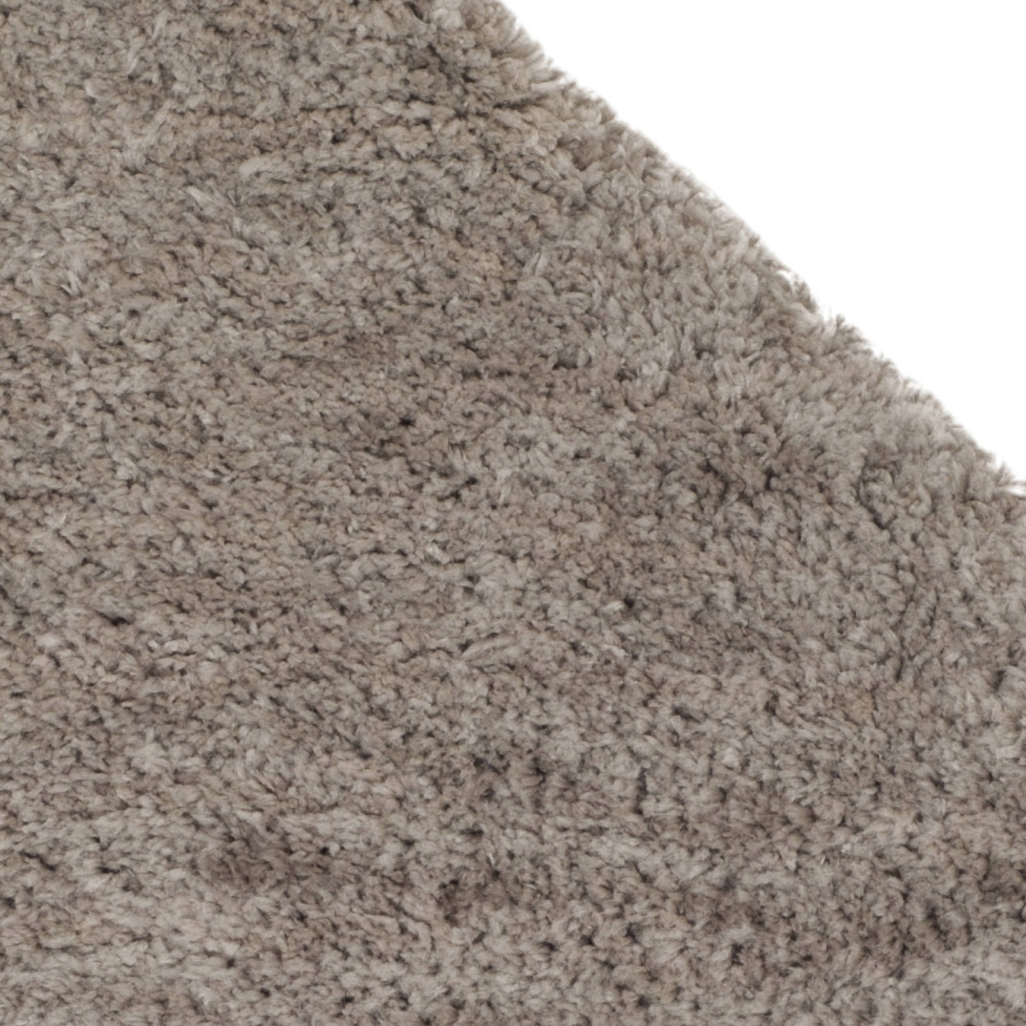 SAFAVIEH Addie Solid Plush Polyester Sheep Shag Area Rug, Silver, 2' x 3'