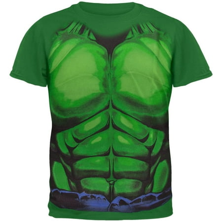 The Hulk - Smash Costume Green Youth T-Shirt