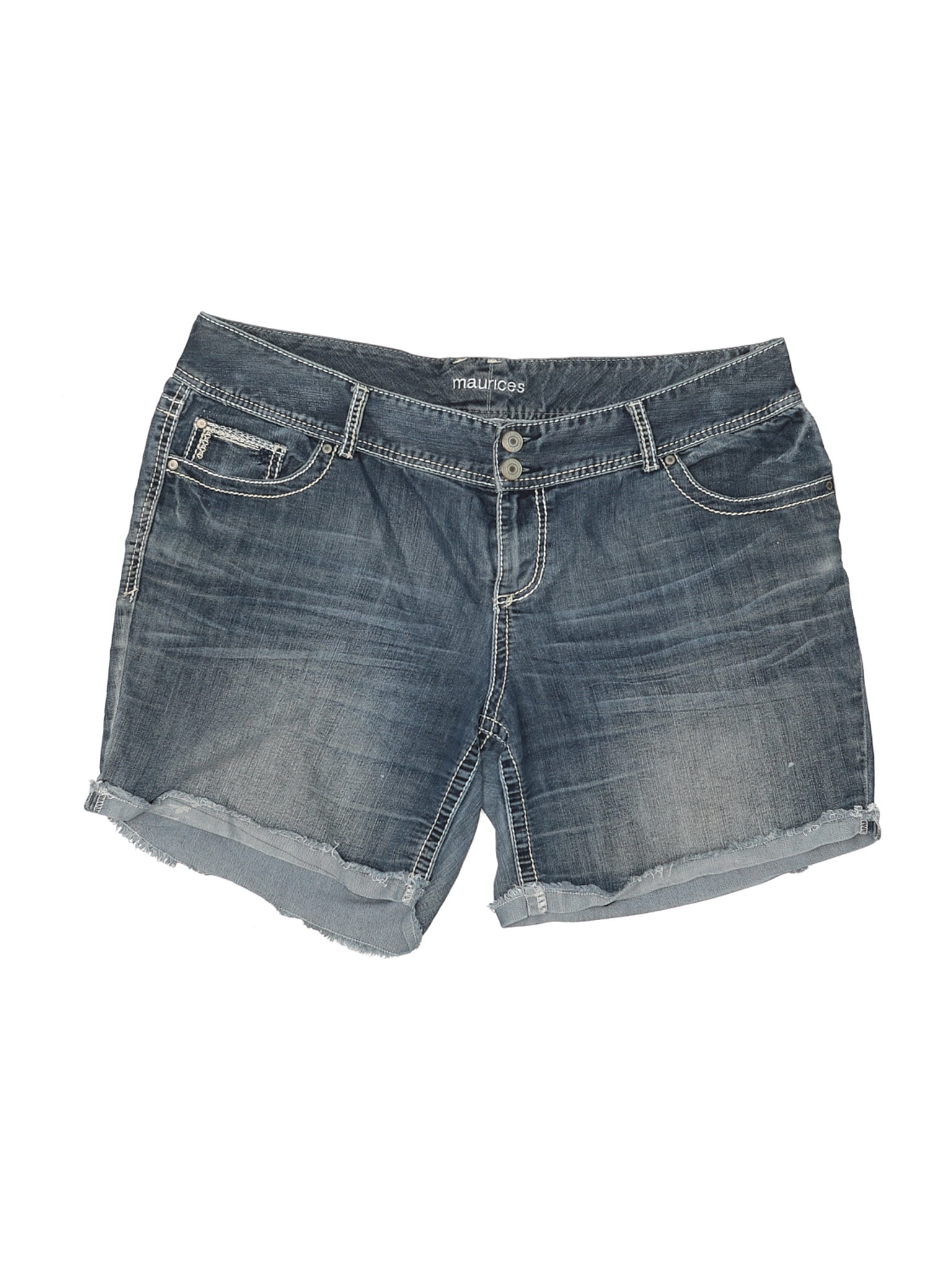size 20 denim shorts