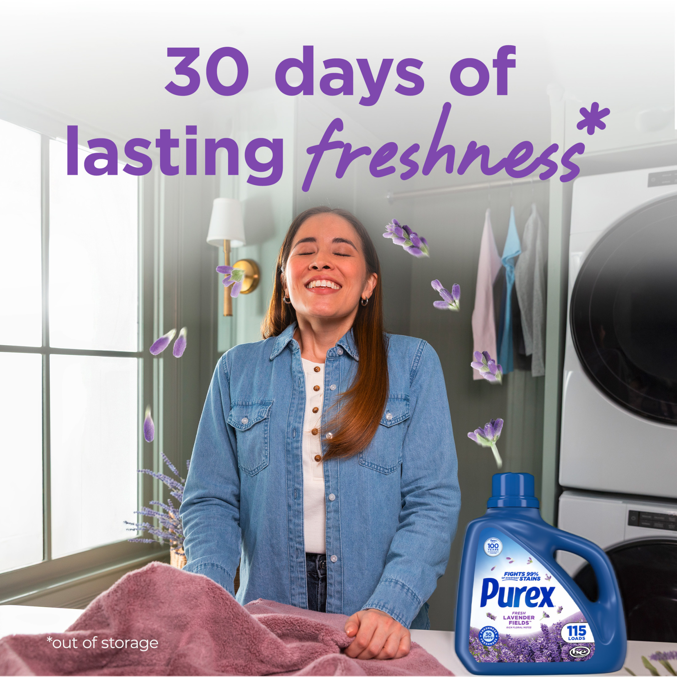 Purex Fresh Lavender Fields Liquid Laundry Detergent photo 4