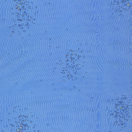 - SHASON TEXTILE (3 Yards cut) CRYSTAL ORGANZA SPARKLES, ROYAL.