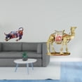 thumbnail image 2 of Figuras modernas de resina de toro y camello, de arte coloridas, colección de esculturas de animales del Feng Shui, estatuas para sala de estar,, 2 of 8