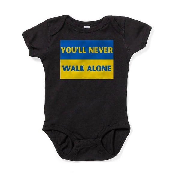 CafePress - You'Ll Never Walk Alone Pro Ukrain Body Suit - Cute Infant Bodysuit Baby Romper - Size Newborn - 24 Months