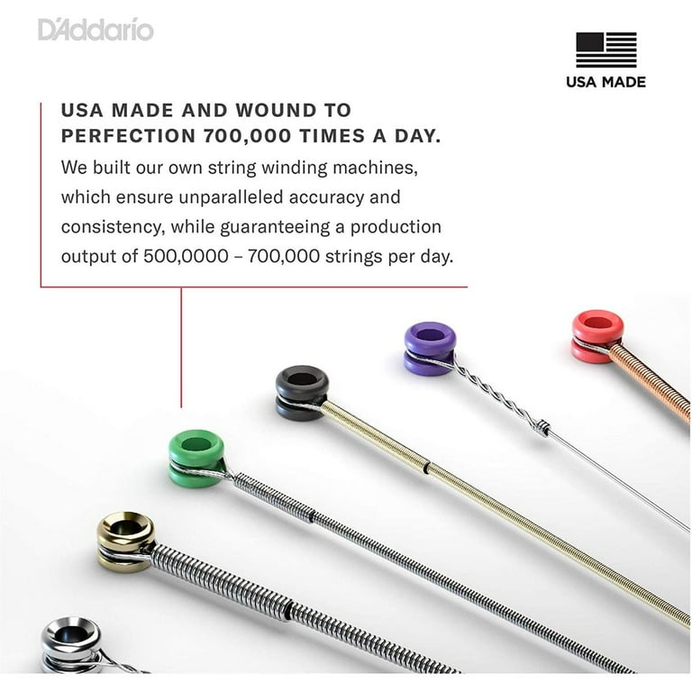 D'Addario ECG24-3D Chromes Flat Wound Electric Guitar