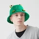 thumbnail image 3 of Sombrero de cubo para mujeres y hombres, sombrero de cubo de rana de doble cara, sombrero de sol de playa de verano plegable, gorra unisex linda para exteriores (verde) BANYUO Electrónica, 3 of 5
