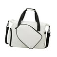 thumbnail image 2 of Bolso de raqueta de pickleball bolso cruzado de cuerpo Beige, 2 of 8