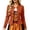 01-Brown2507, variant on Womens Vintage Leather Blazer Lapel Long Sleeve Button Outerwear Coat