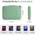 thumbnail image 2 of Tablet Carrying Case With 9-11 Pocket Compatible With Ipad,green, 2 of 5