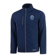 thumbnail image 2 of Men's-Cutter & Buck  Navy Vancouver Whitecaps FC Evoke Eco Softshell Recycled Full-Zip Jacket, 2 of 3