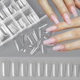 thumbnail image 2 of 120Pcs Alegría Market Falsas Completas De Uñas Consejos De Construcción Rápida Molde Puntas De Doble Forma Extensión De Dedo Arte UV, 2 of 4