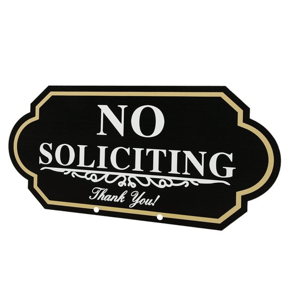 No Soliciting Magnet for Front Door Solicitation