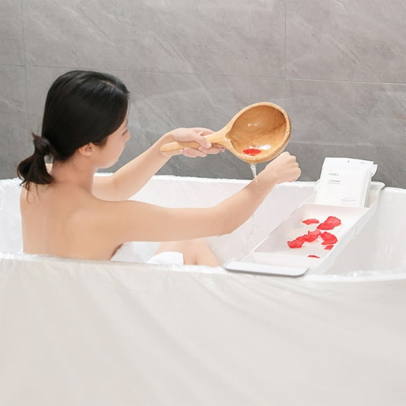 ZZwxWA Clearance Sales Travel Hotel Bathtub Set Bath Bag Disposable Bath Bag Bath Bucket Adult Bath Thickening Plastic