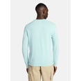 thumbnail image 3 of George Men's and Big Men's Slub Pocket Crewneck Tee with Long Sleeves, Size XS-3XL, 3 of 5