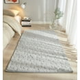 thumbnail image 2 of Mainstays Gray Raised Flower Rug For Adults, 30"x46", 2 of 6